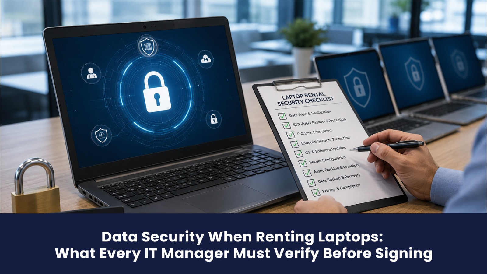 Data Security Laptop Rental India | IT Manager Guide | Rentla