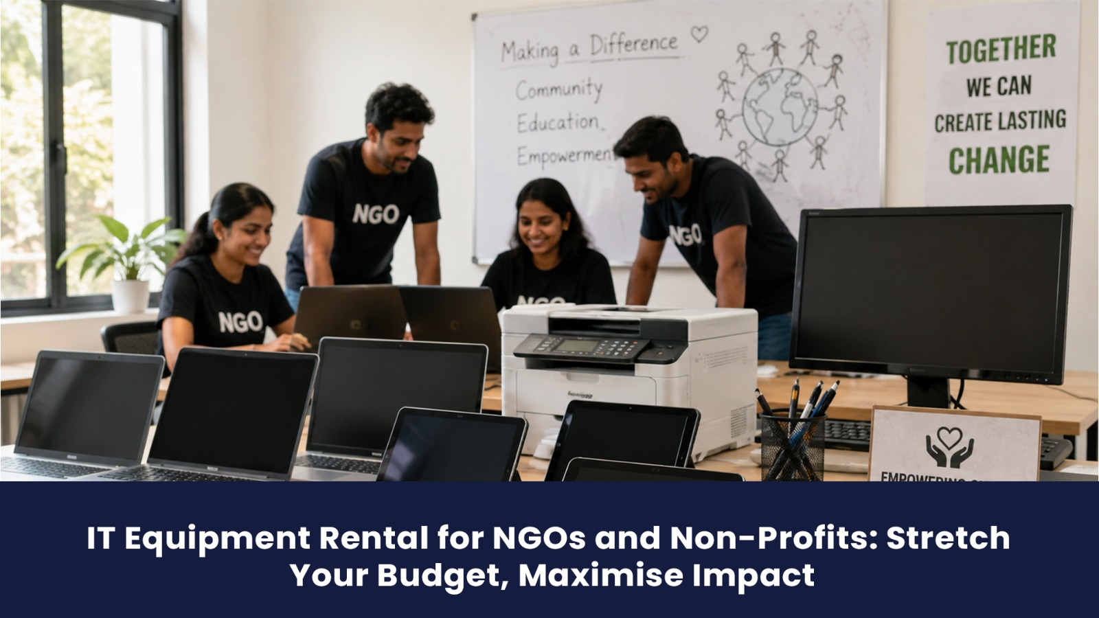 Laptop Rental for NGOs Non-Profits Chennai | Rentla
