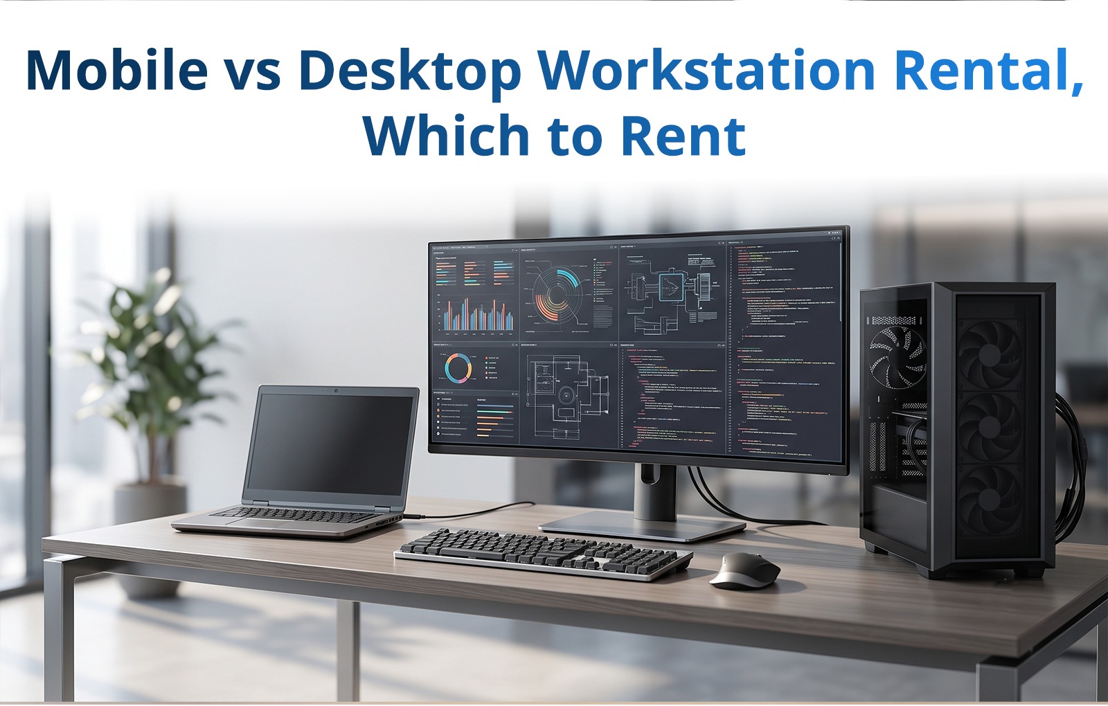 Mobile vs Desktop Workstation Rental, Which to Rent