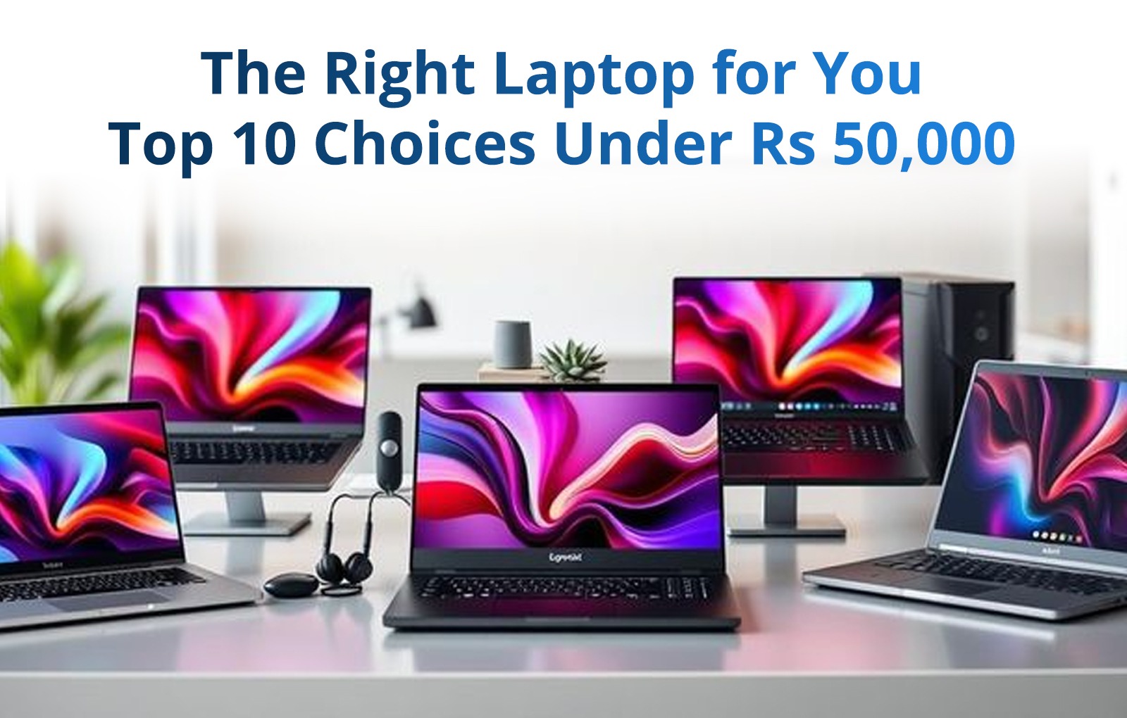 The Right Laptop for You: Top 10 Choices Under Rs 50,000