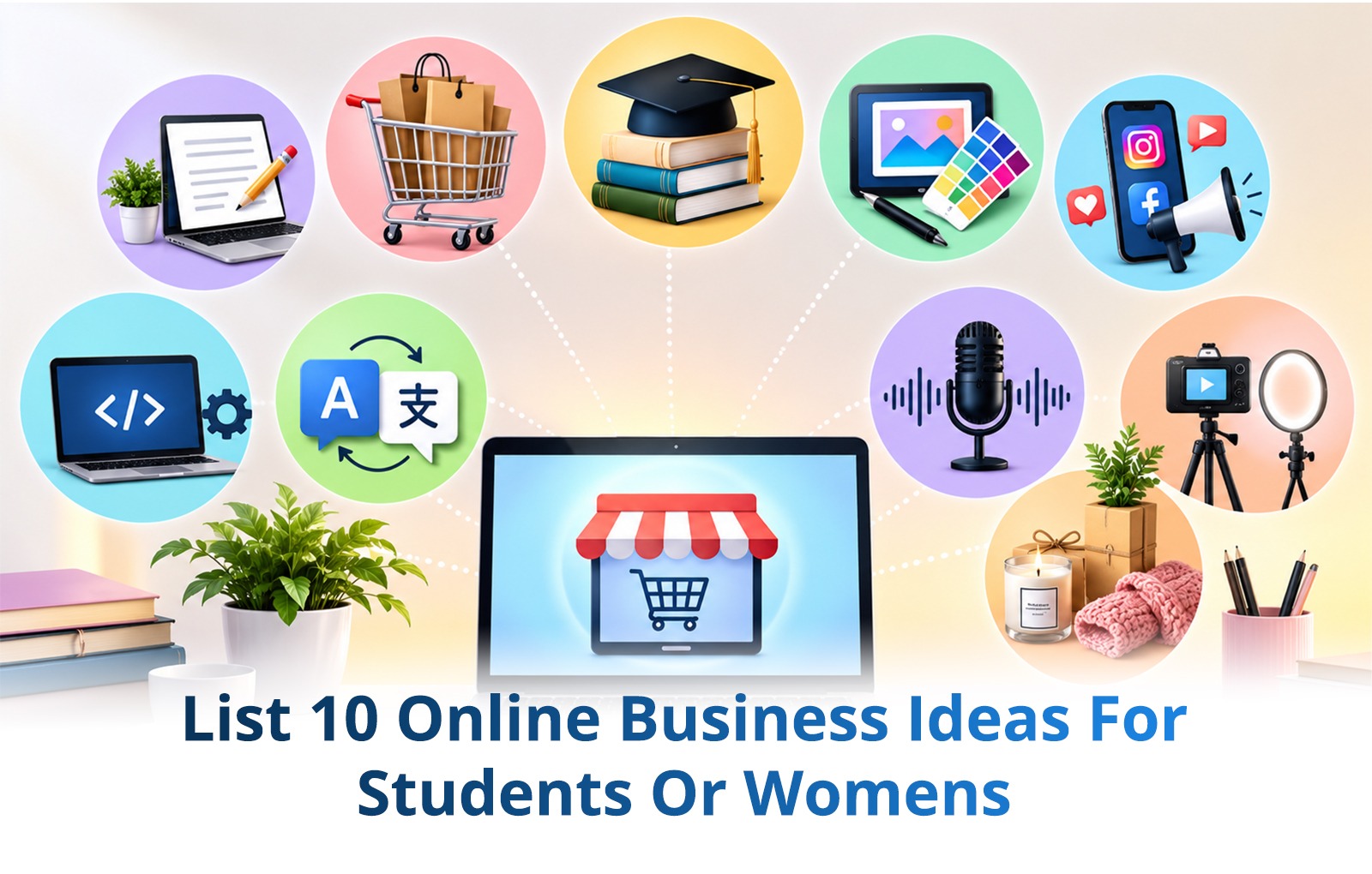 List 10 Online Business Ideas For Students Or Womens